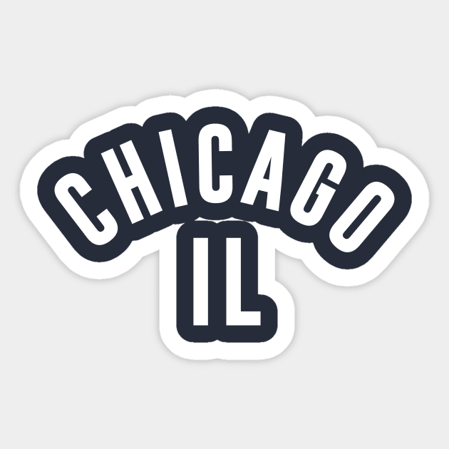 Chicago Illinois Sticker by sewwani